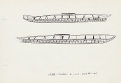 117 Alaska - scheletro di kayak - Isola Nunivak 