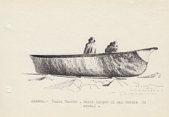 138 Alaska - Punta Barrow- umiak capace di una decina di uomini 