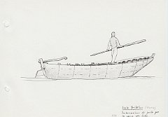 162 Alaska - Isole Pribylov - imbarcazione di pelle per l caccia alle foche - 1874 