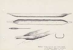 046 Brasile - piroga monoxila degli Indios Javahe sul Rio Araguaia-oggigiorno munite di fuoribordo 