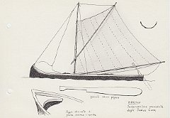 176 Messico - imbarcazione monossile degli Indios Cuna 