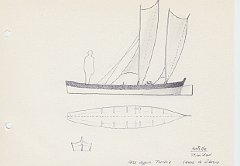 184 Antille - Trinidad - canoa di Santa Lucia - falsa doppia tarchia 