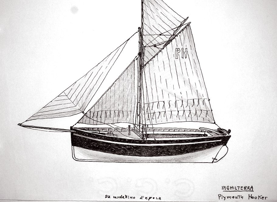Inghilterra - Plymouth Hooker - da modellino d'epoca