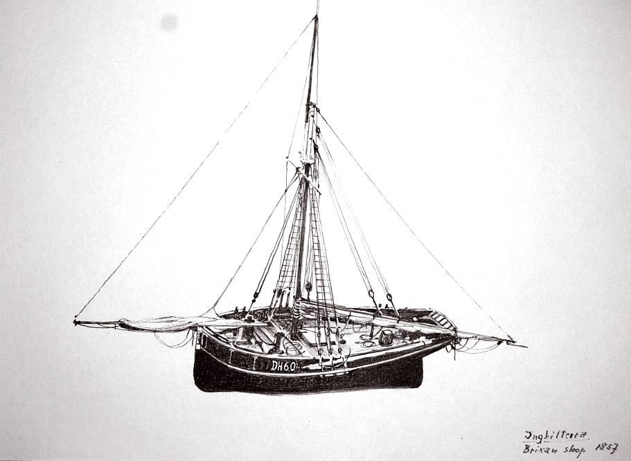 Inghilterra - Brixham sloop, 1857