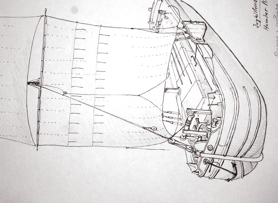 Inghilterra - Humber Keel - ricupero e restauro