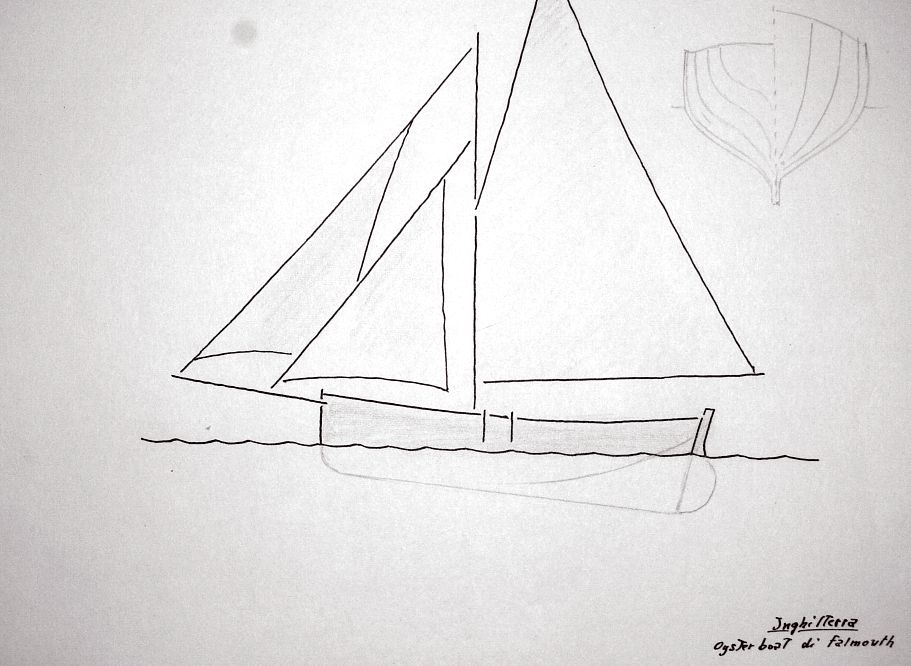 Inghilterra - Oyster boat di Falmouth