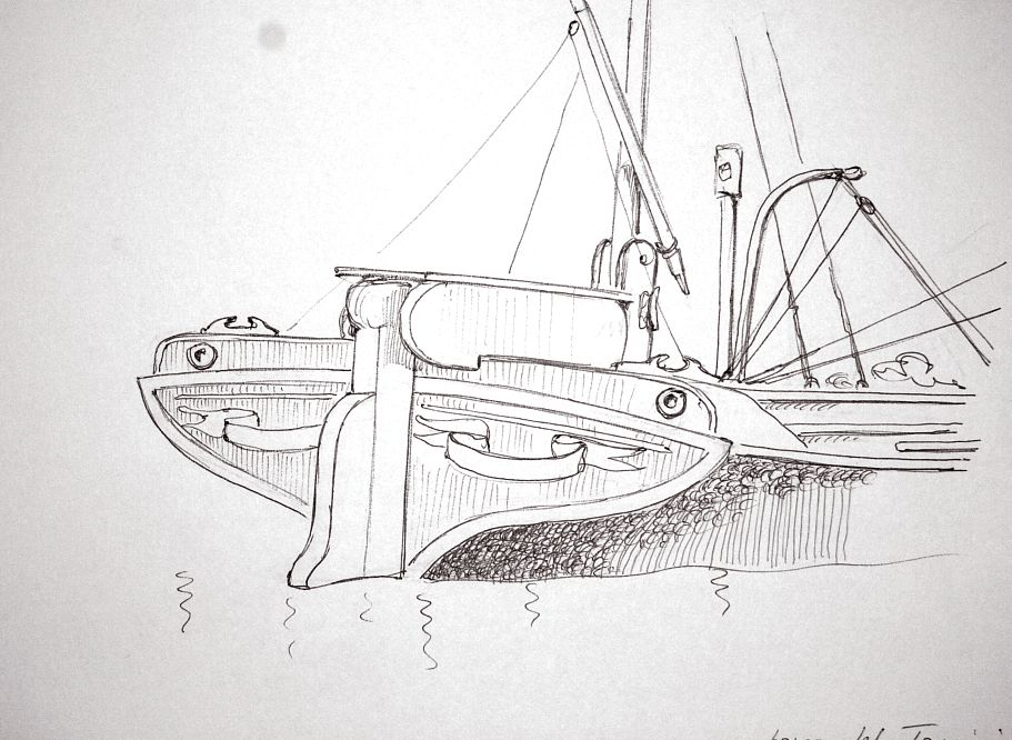 Barge del Tamigi
