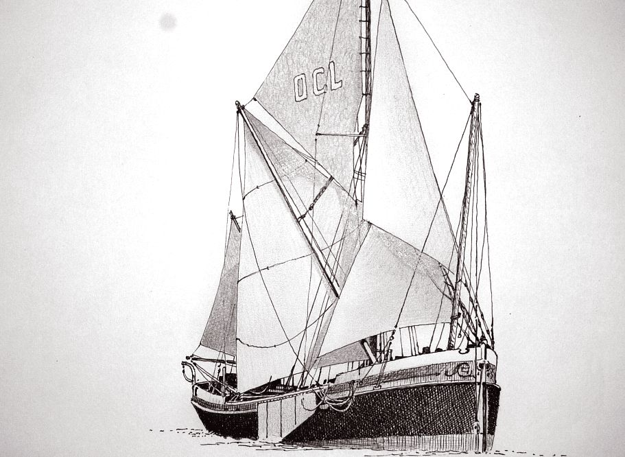 Thames Barge - scafo metallico