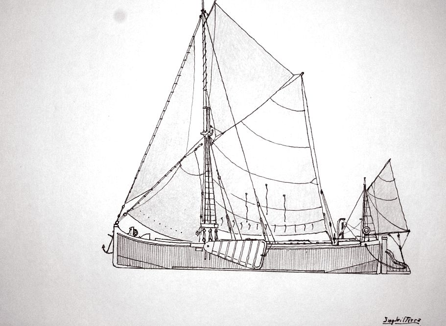 Inghilterra - Thames Barge, 1944