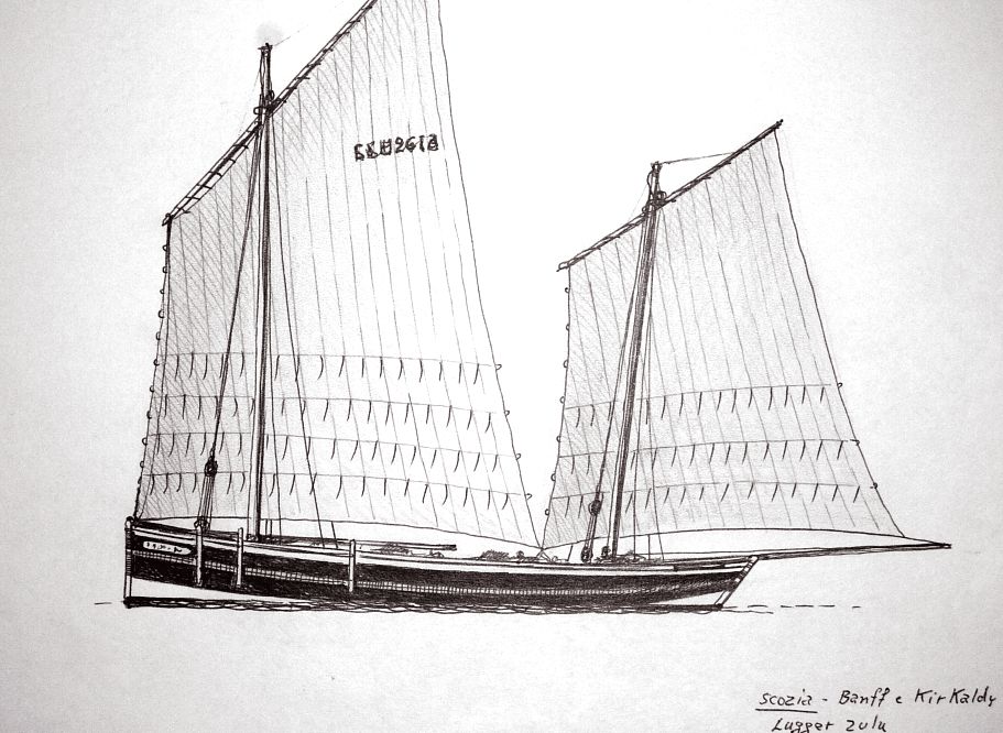 Scozia - Banff e Kikaldy - lugger zulu