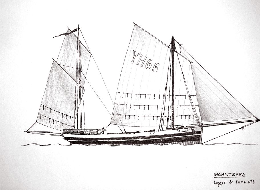 Inghilterra - Lugger di Yarmouth