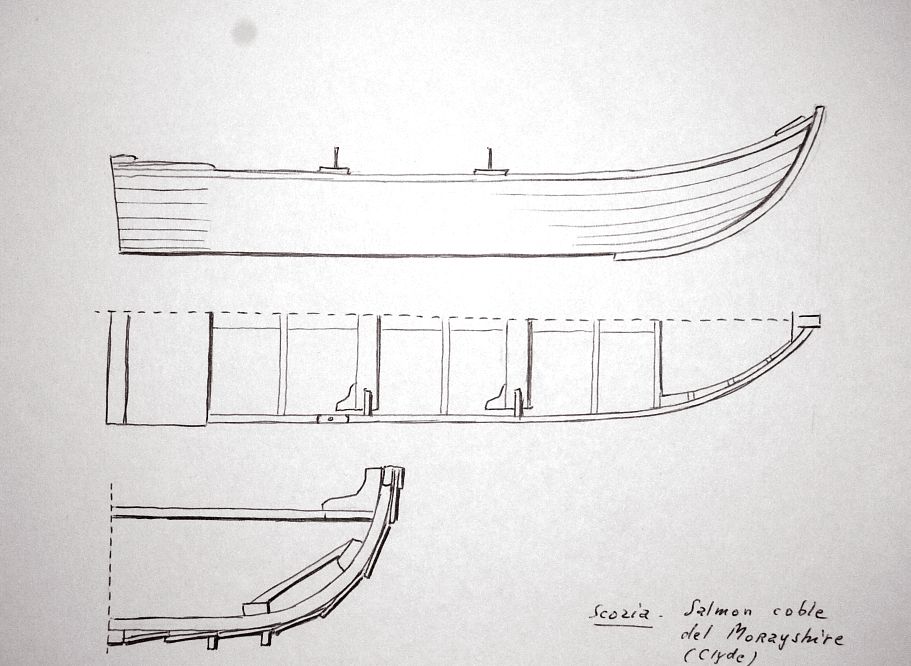 Scozia - Salmon coble del Morayshire (Clyde)