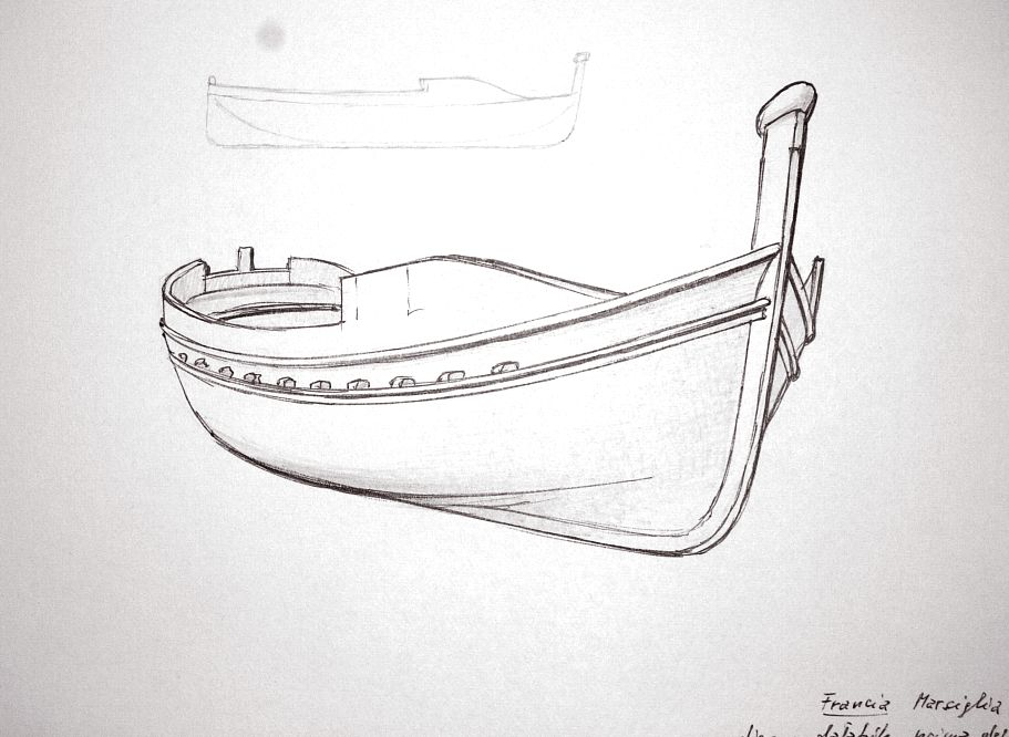 Francia - Marsiglia - disegno databile prima del 1848 di origine napoletana