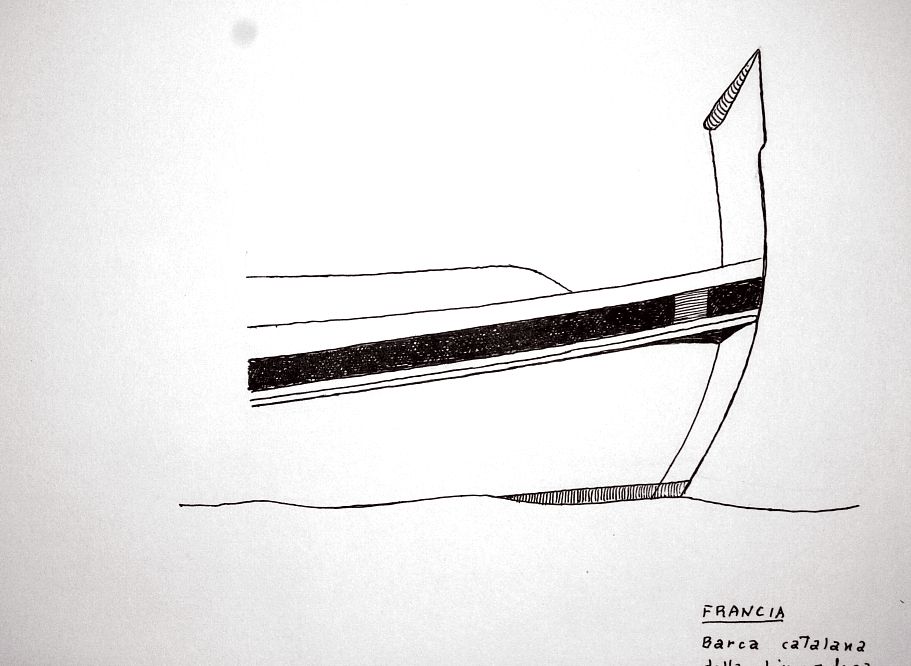 Francia - barca catalana della Linguadoca