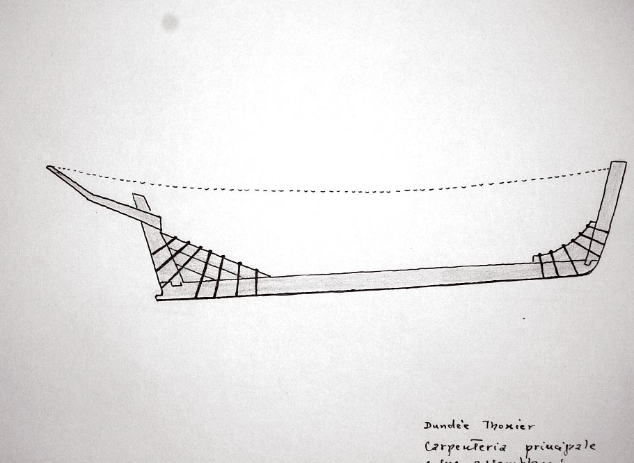 Dundee thonier - carpenteria principale e suo assemblaggio