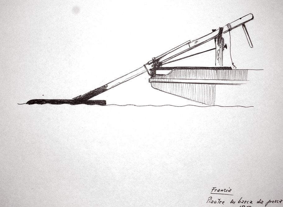 Francia - piautre su barca da pesca, 1969