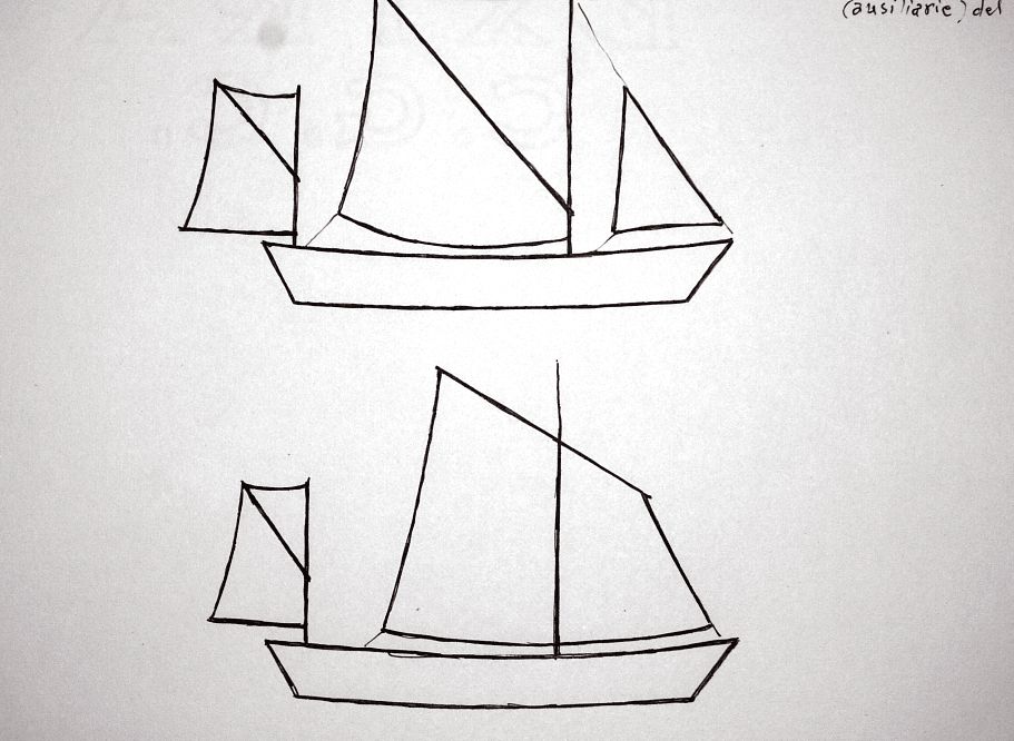 Attrezzature veliche (ausiliarie) del dory