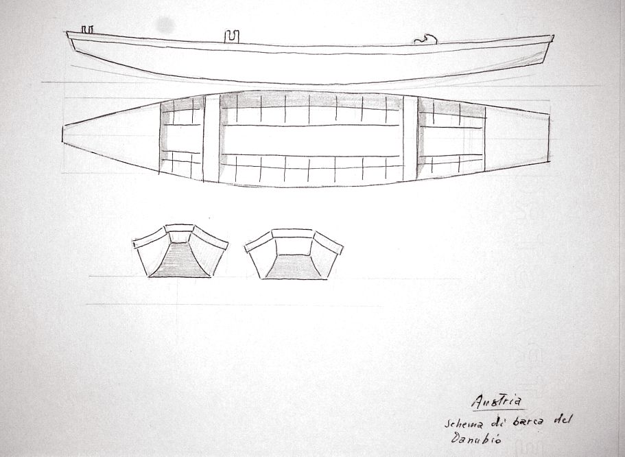 Austria - schema di barca del Danubio