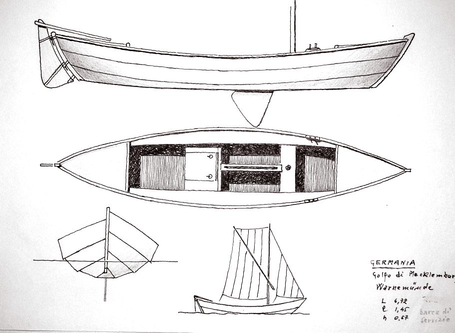 Germania - Golfo di Mecklemburg Warnemünde - L 6,72  l 1,45  h 0,57