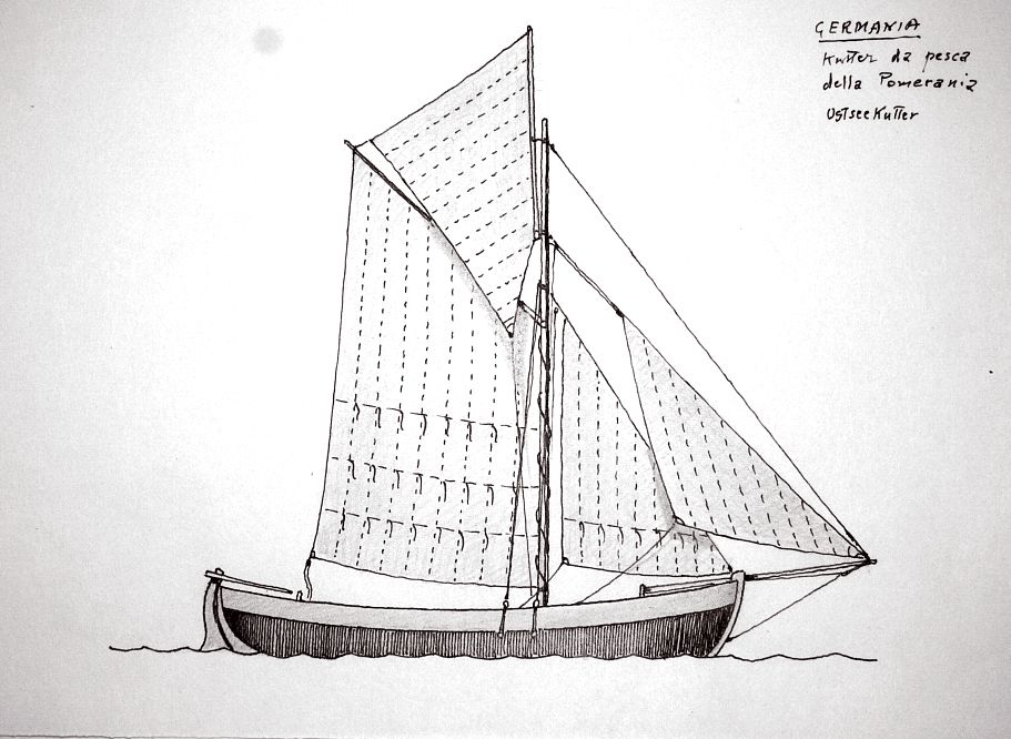 Germania - Kutter da pesca della Pomerania - Ustseekutter