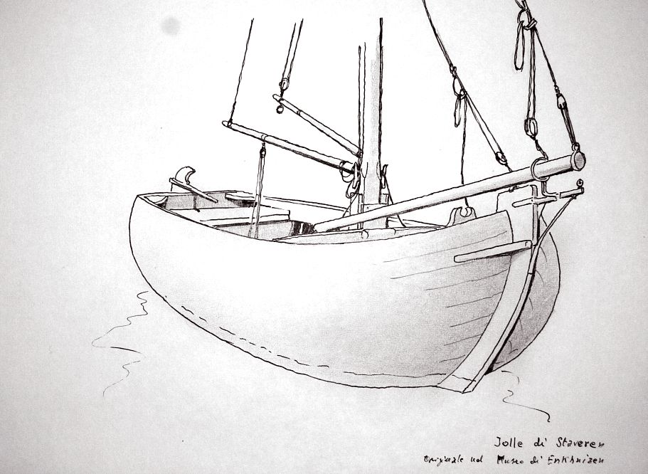 Jolle di Staveren - originale nel Museo di Enkhuizen