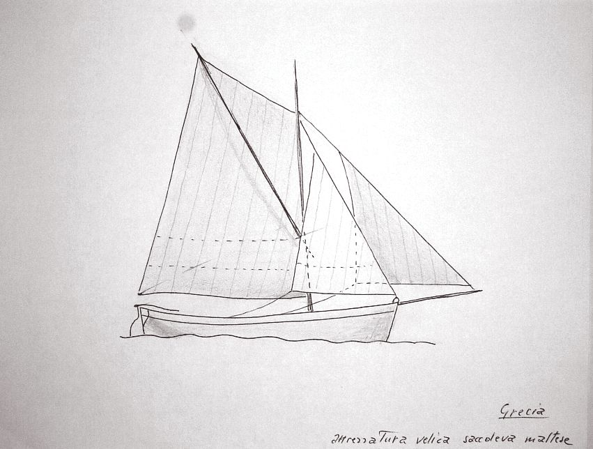 Grecia - attrezzatura velica saccoleva maltese