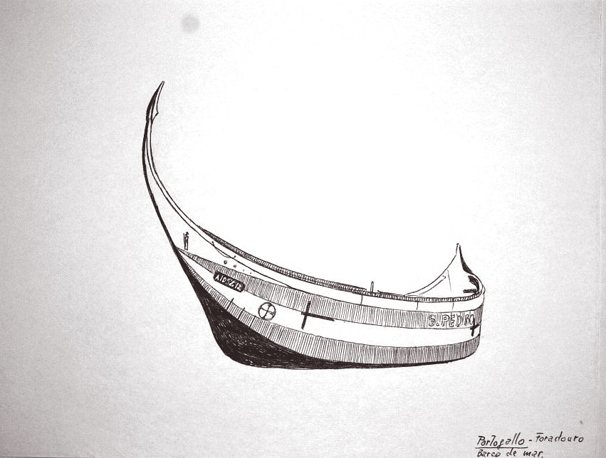 Portogallo - Foradouro - barco de mar