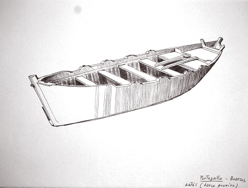 Portogallo - Buarcos - batèl (barco poveiro)