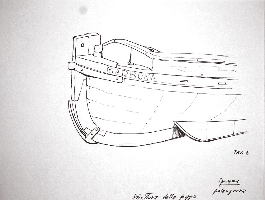 Spagna - palangrera - struttura della poppa