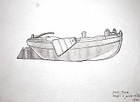  Inghilterra - barge a prua rotonda, 1840