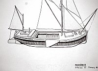  Inghilterra - schema di Thames Barge