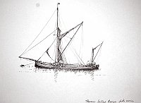  Thames Sailing Barge sotto carico