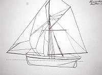  Francia - cotre della Normandia - Honfleur, 1866