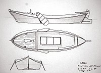  Olanda - peschereccio dell'Alsmeer - L 11,50 m  l 3,60 m  pescaggio 0,65 m