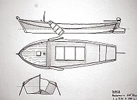  Olanda - peschereccio dell'Alsmeer - L 9,70 m  l 2,94 m  pescaggio 0,60 m