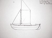  Danimarca - snekkerstenjolle - da modellino del Fiskeri-Og Sofartsmuseet
