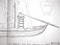  Portogallo - Fiume Douro - barco rabelo - imbarcazione per il trasporto del vino di Porto