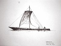  Portogallo - Ponte do Lima - barco de cargo