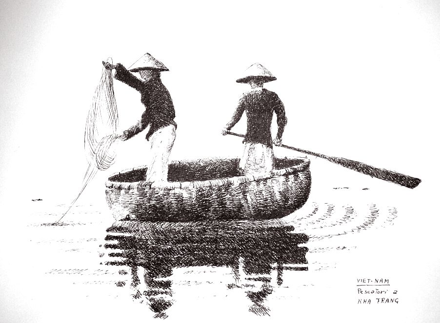 Vietnam - pescatorei a Nha Trang