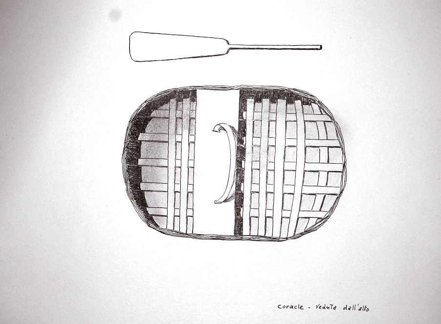 Coracle, veduta dall'alto