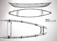  Indocina - imbarcazione a cesta della baia di Tourane. L piedi 13