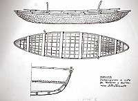  Indocina - imbarcazione a cesta del Tonchino e dell'Annam Settentrionale. L piedi 16
