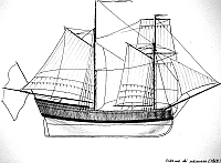  Schema di schooner (1765)