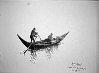  Birmania - Rangoon - sampan (hlaing)