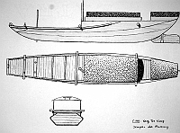  Cina - Yang Tze Kiang - sampan del Minkiang