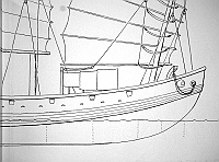  (parte seconda) Antica giunca cinese (sec. XVIII) scala 1:120 (tav.1)