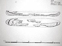  Italia - resti della piroga monossile di Sasso di Furbara (750a.C.)