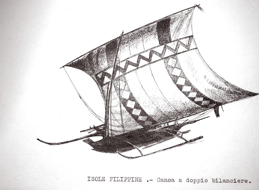 Isole Filippine - canoa a doppio bilancere