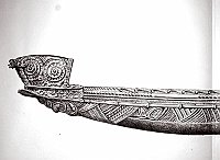  Nuova Zelanda - canotto di legno intagliato. Lunghezza m 2,80  (prima parte)