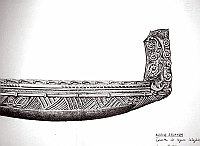  Nuova Zelanda - canotto di legno intagliato. Lunghezza m 2,80  (seconda parte)